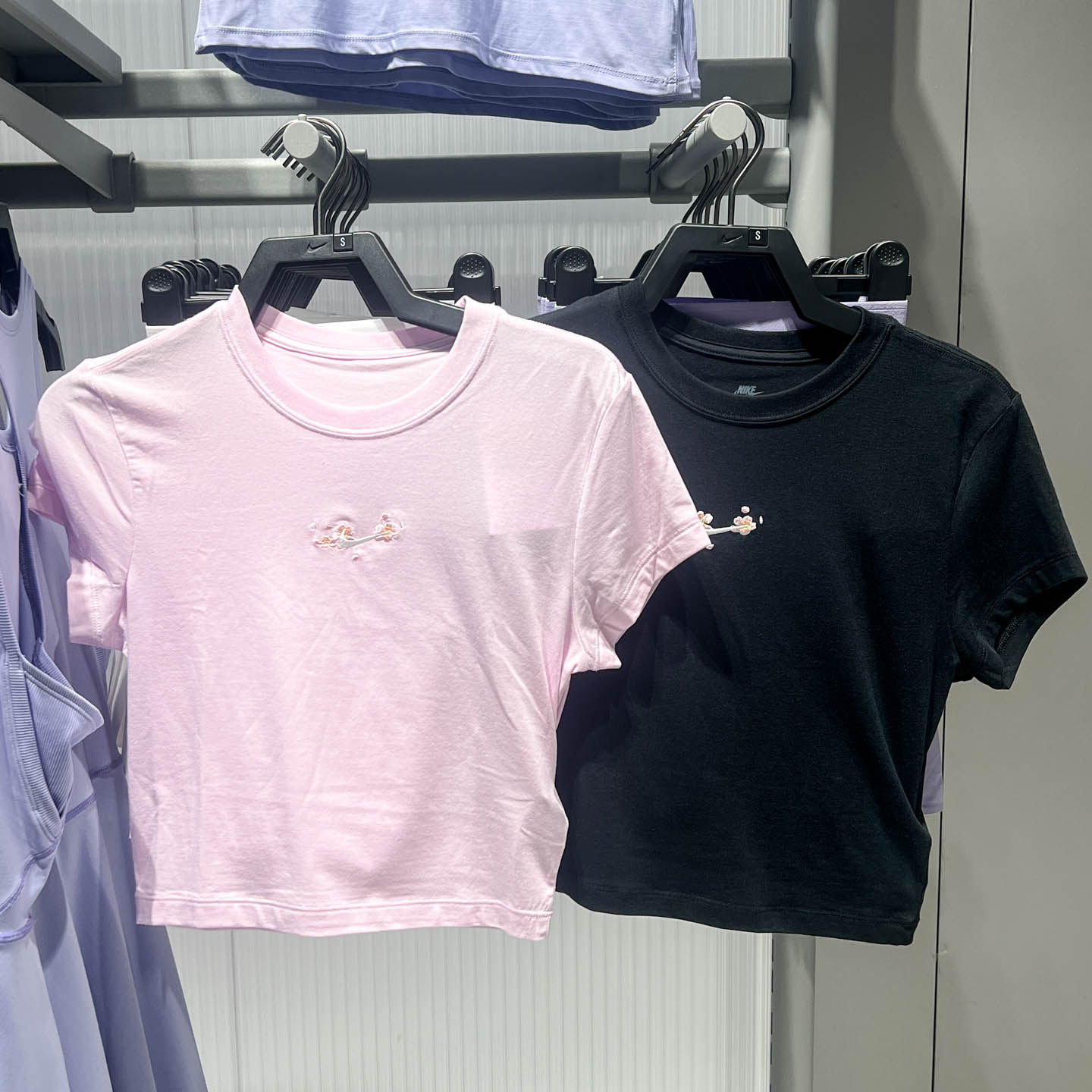 Nike耐克女装2025夏修身圆领短款针织短袖 IF2007-010 IF2007-655