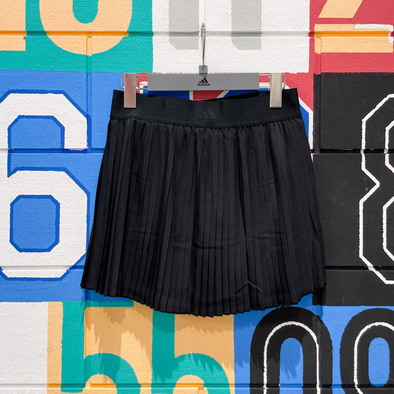 ADIDAS阿迪达斯女子2025夏季新款简约百搭网球运动百褶短裙JD6117