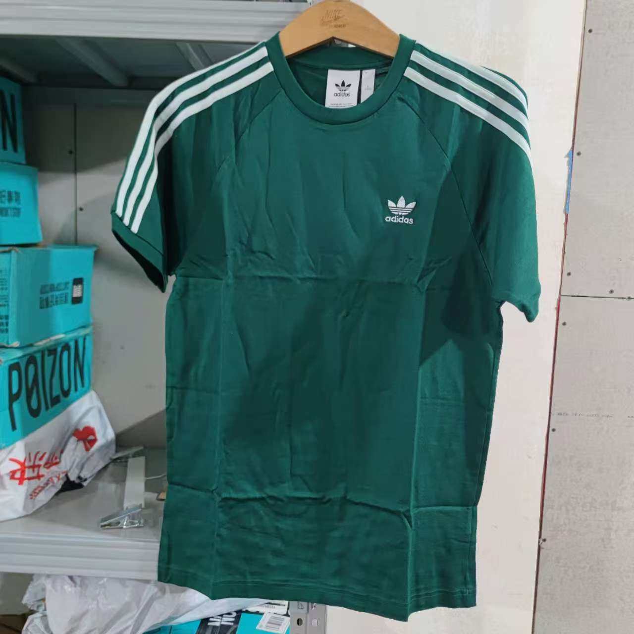 阿迪达斯三叶草2025秋季男子运动休闲复古条纹圆领短袖T恤 ED5956,运动服/休闲服装,运动T恤,淘宝优惠券,粉丝福利购,淘宝优惠卷