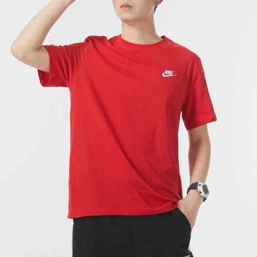 Nike耐克男装2024冬新款休闲运动简约百搭圆领短袖T恤 AR4999-657