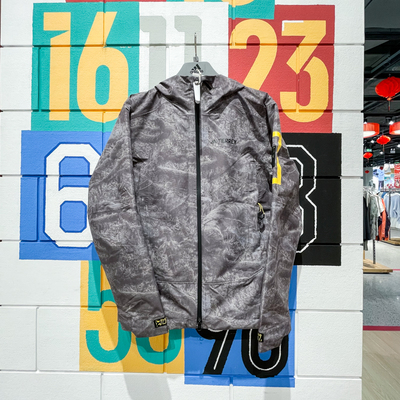 ADIDAS阿迪达斯正品男装2024春新款防风拒水连帽冲锋衣外套IS9512