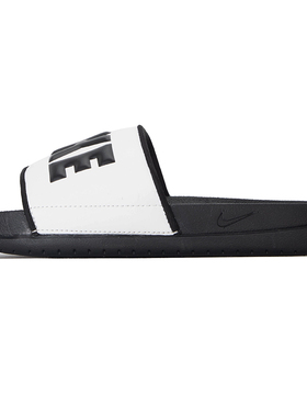 耐克女鞋2024夏季新款户外防滑沙滩鞋休闲运动一字拖鞋BQ4632-011