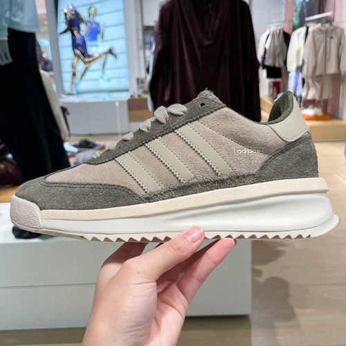 ADIDAS阿迪达斯三叶草男女2024冬SL 72 RTN复古T头鞋运动鞋IH5632