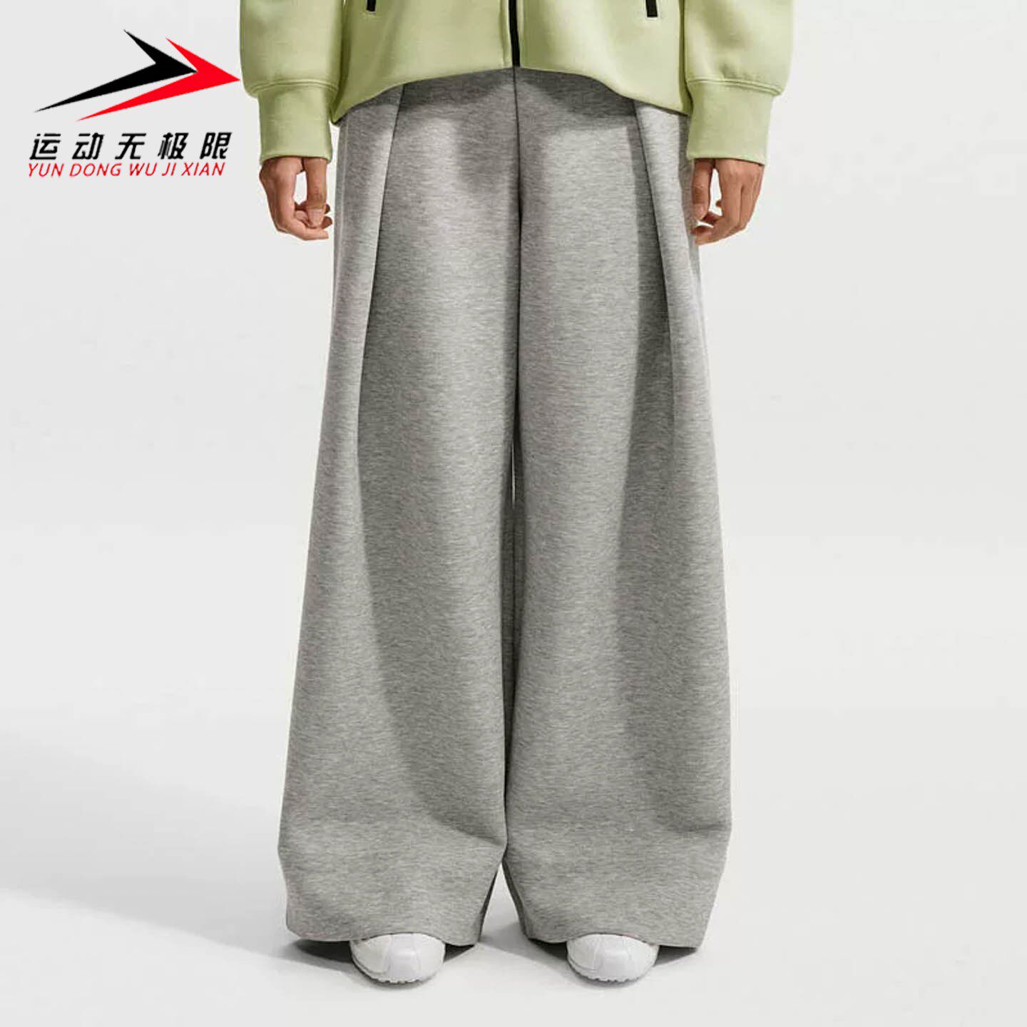Nike耐克女装2026冬新款时尚运动休闲宽松直筒针织长裤FV8053-063