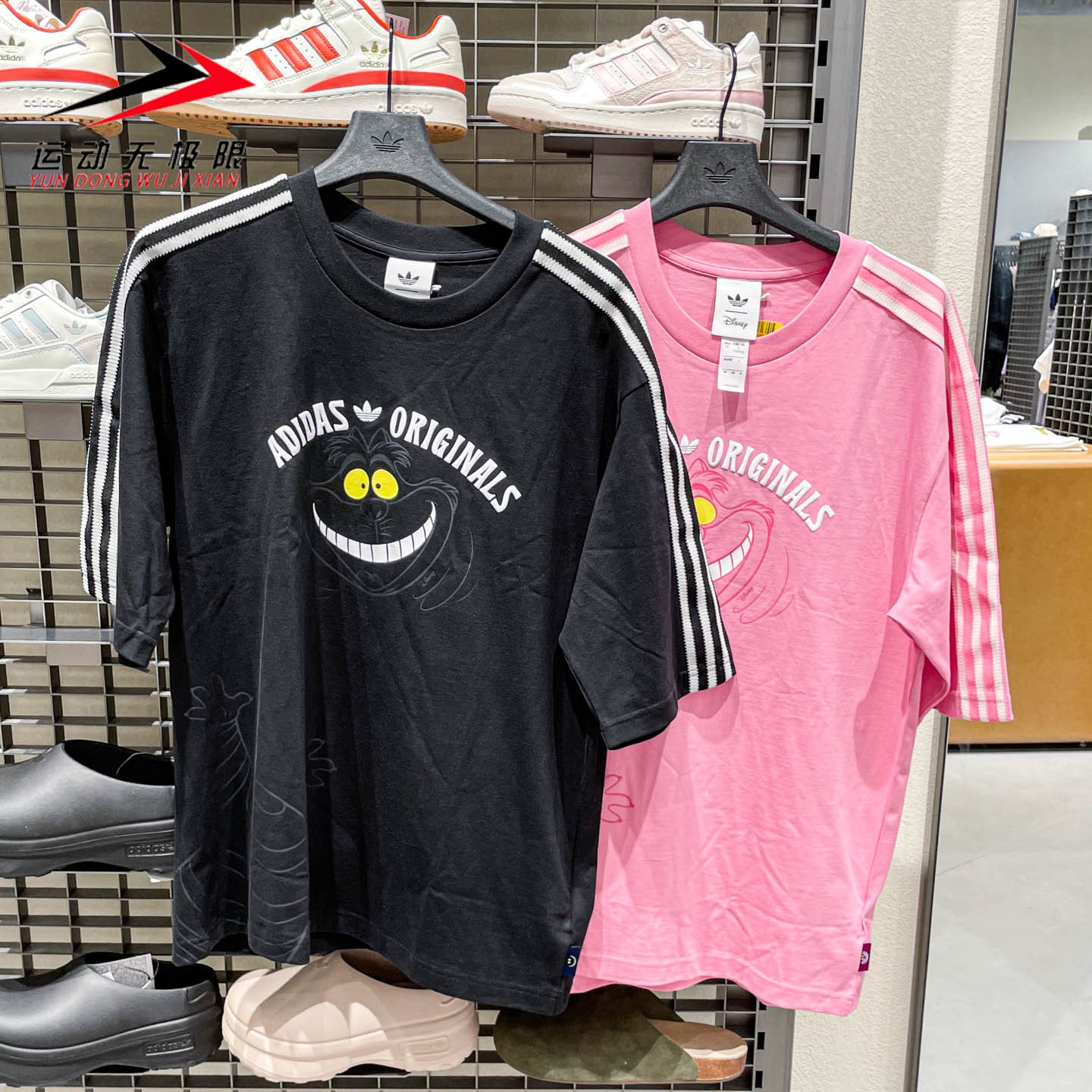 阿迪达斯三叶草男短袖2026夏季卡通印花运动休闲T恤KX5312 KY6270