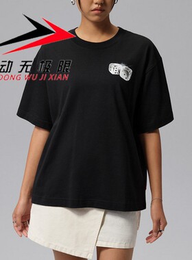 Nike耐克女子2026秋新款时尚运动透气印花短袖T恤上衣 IM7351-010