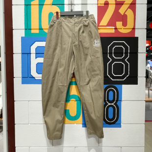 JE6109 阿迪达斯男裤 直筒休闲训练运动长裤 梭织工装 6110 2024新款