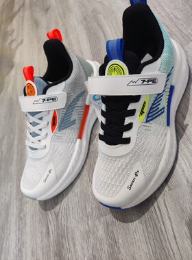 七波辉运动鞋男中大童跑鞋透气休闲鞋学生鞋20476