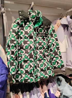 七波辉正品新款男女小童冬装羽绒服530801中长款鸭绒袄实体店款