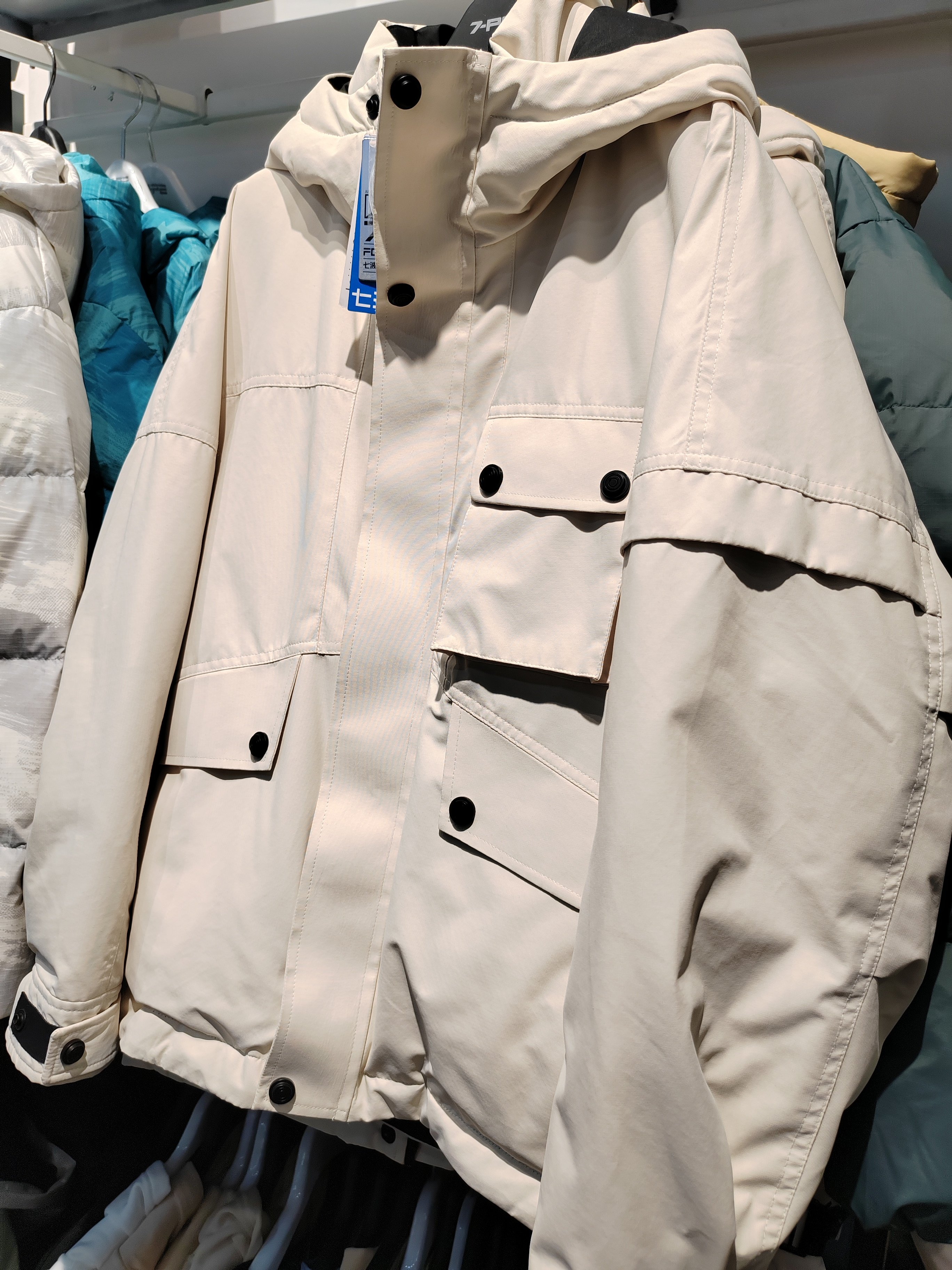 七波辉正品新款男大童131885冬装羽绒服派克款鸭绒袄实体店现货