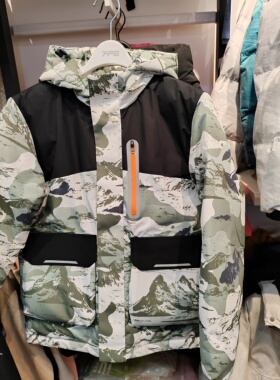 七波辉新款小童冬装羽绒服53893合身款鸭绒袄实体店现货户外防风