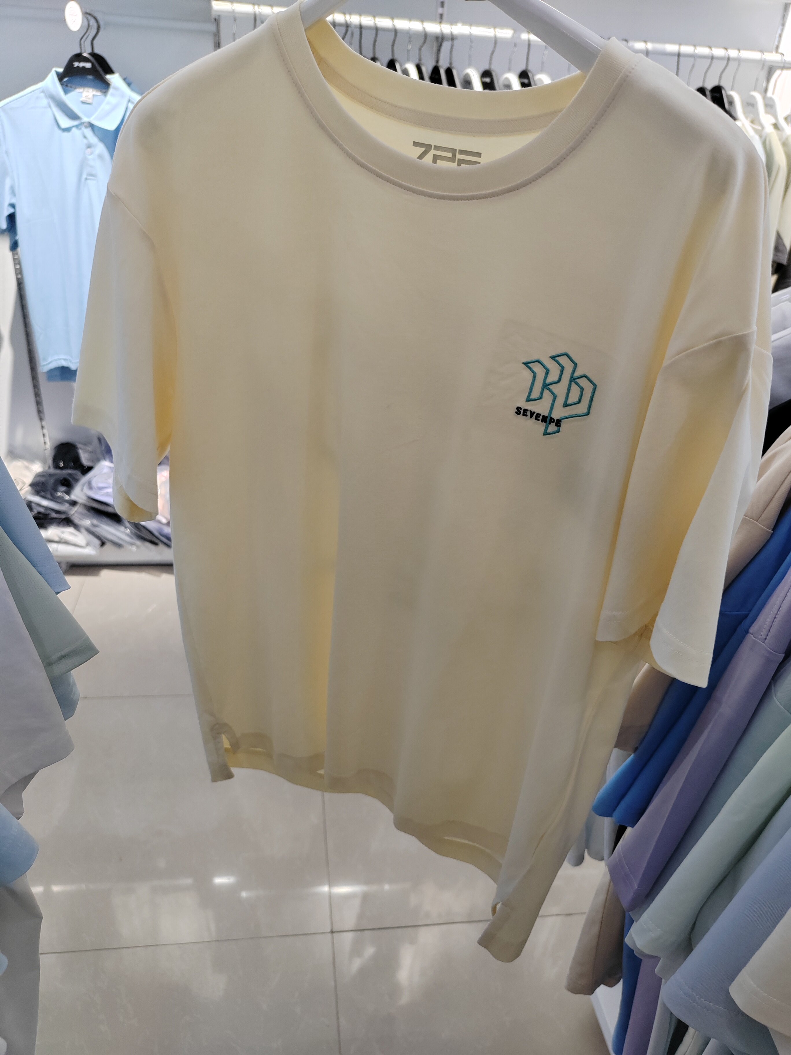 七波辉童装专柜正品新款夏装男大童短袖宽松版青少年T恤350561