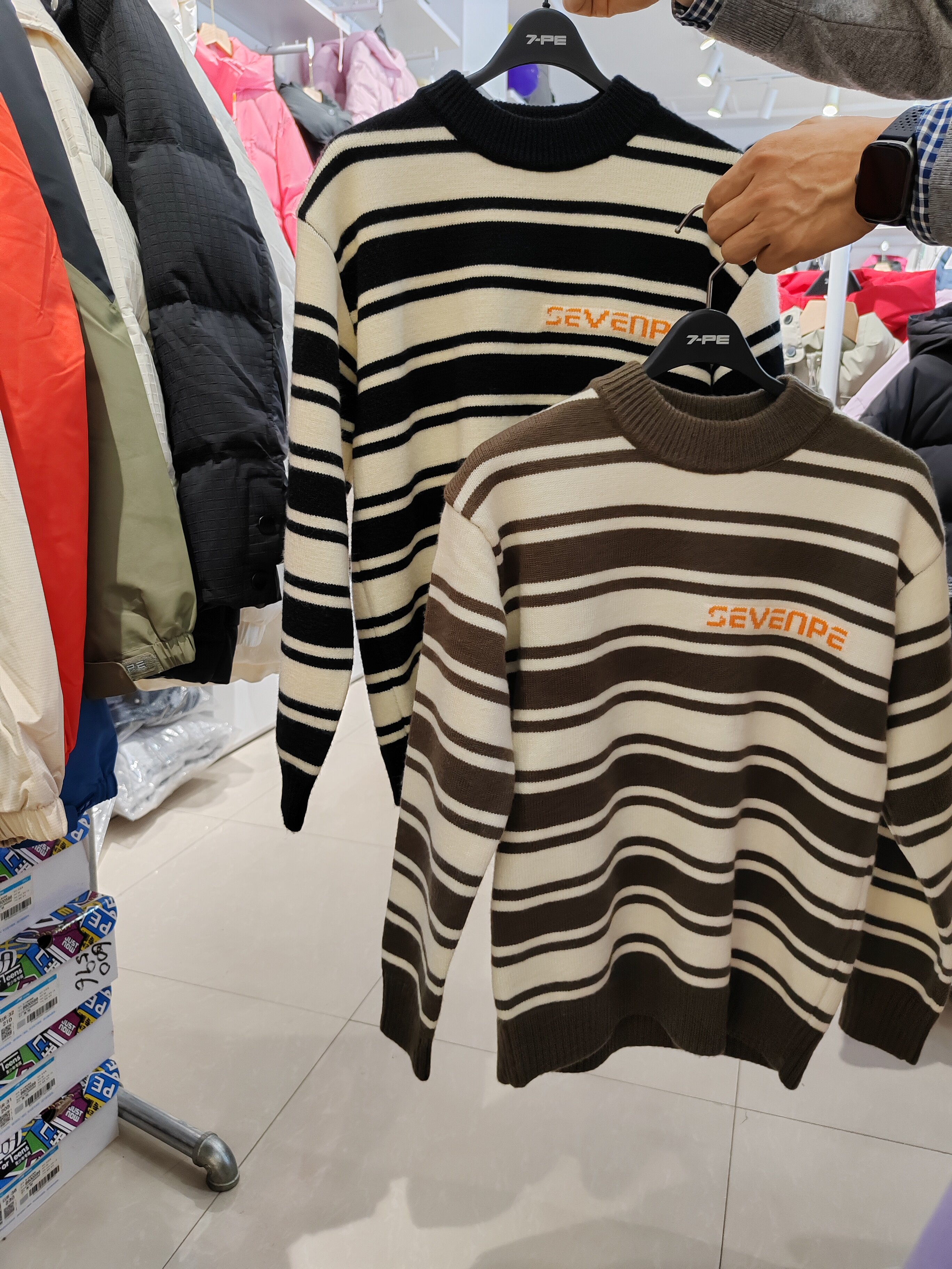 七波辉童装正品青少年毛衣男中大童340973实体店现货冬款圆领毛衣