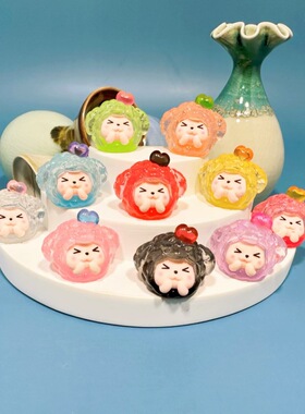 新款夜光渐变福气团子盲袋