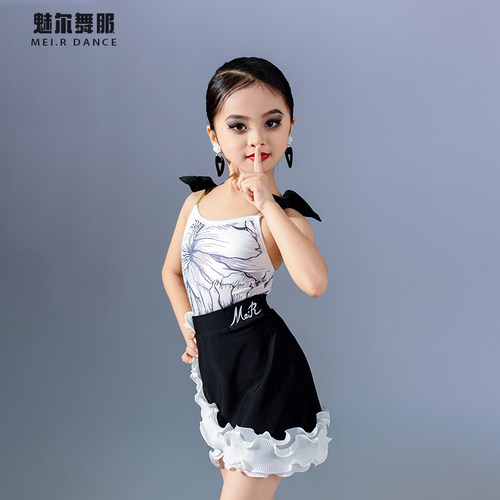 魅尔舞服国标拉丁舞夏季吊带