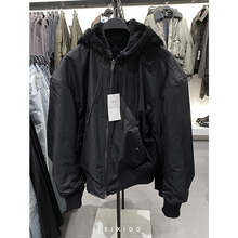 柜699！秋冬新品男装两面穿连帽夹克0993301仿皮草厚外套0993/301