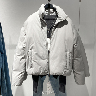 804棉服外套3833 柜699 宽松疏水立领厚夹克3833700 男装 700 冬季