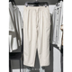 25夏季 2634600 新品 米色亚麻直筒简约百搭休闲长裤 052 男装 柜429