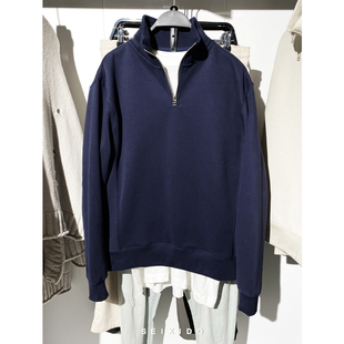 半高领卫衣外套6462333 柜299 欧美简约休闲长袖 男装 819 秋冬新品