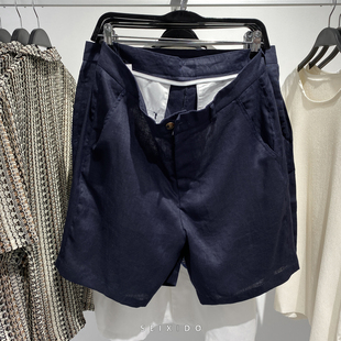 男装 新款 简约亚麻百搭休闲短裤 5070010五分裤 010 柜319 5070 夏季