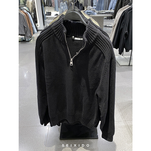 秋冬款 2893340简约休闲毛衣2893 男装 针织衫 340 半高领修身 柜429