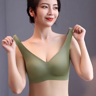 黛安芬无痕内衣女小胸聚拢夏季 无钢圈收副乳性感文胸罩 运动背心式