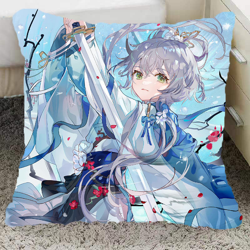 洛天依抱枕Vsinger二次元动漫枕头虚拟主播同款床头靠枕生日礼物