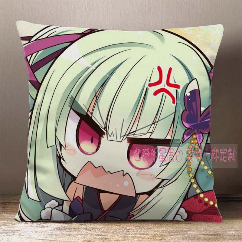千恋万花丛雨朝武芳乃galgam柚子社二次元动漫游戏定制抱枕靠垫套