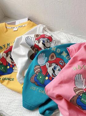 男女童夏季简约字母背心2025新款夏装儿童宝宝无袖百搭上衣T4