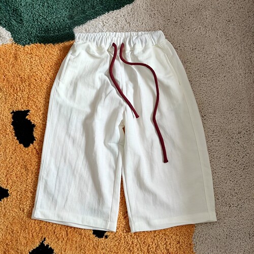 韩国童装夏装儿童防蚊裤薄款儿童休闲裤洋气时尚拼色字母女童裤子