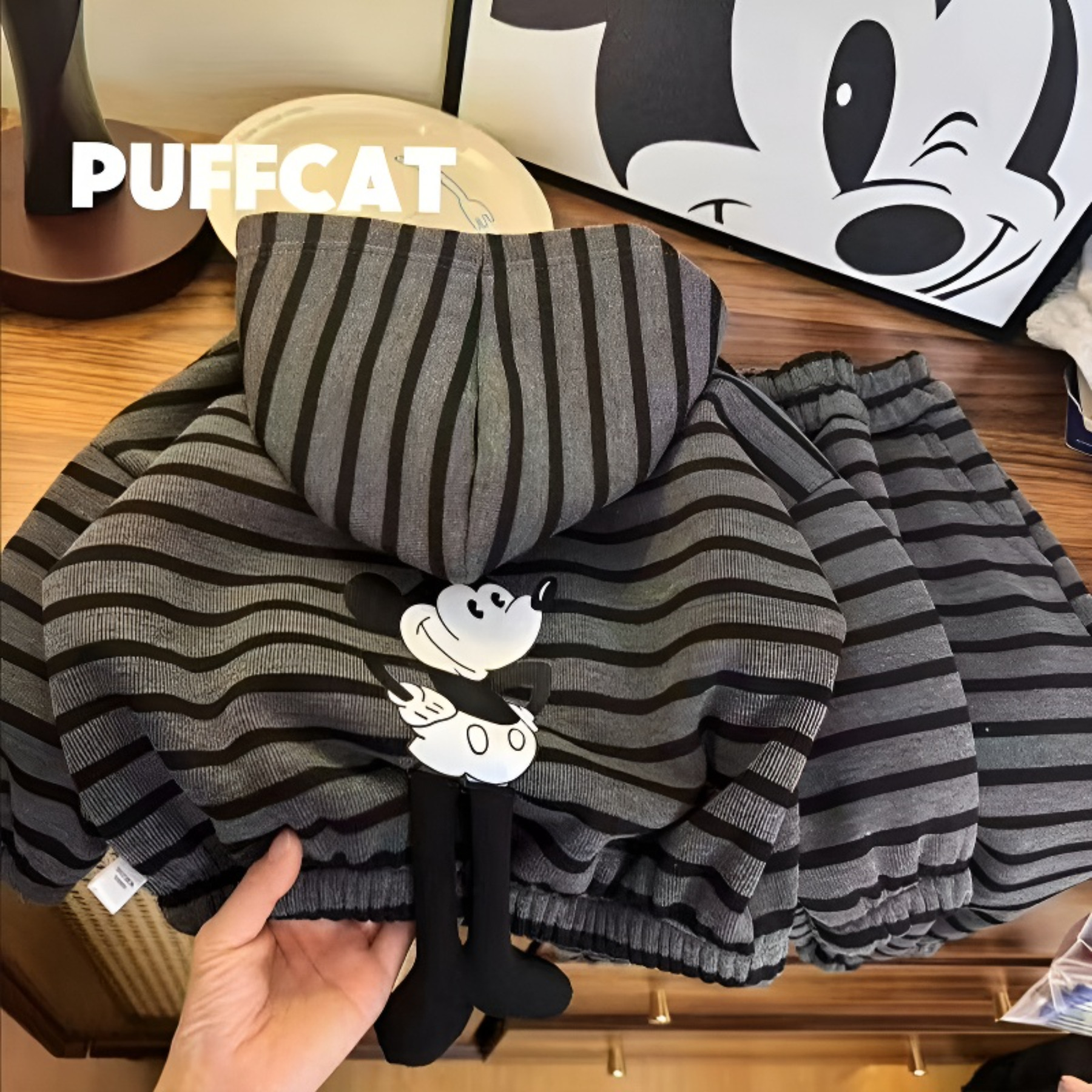 儿童秋冬季条纹拉链加绒卫衣裤子套装男女童卡通韩版保暖两件套,运动/瑜伽/健身/球迷用品,拉丁舞练习套装,淘宝优惠券,粉丝福利购,淘宝优惠卷