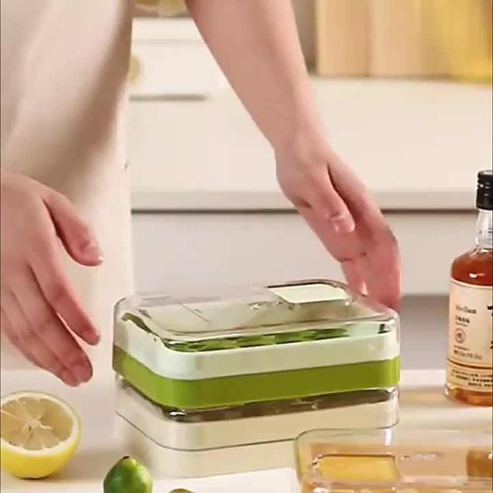 【0接触制冰】按压冰格冻冰球神