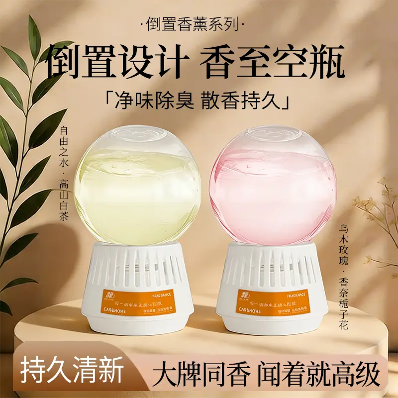 【持久留香】居家倒置水晶球香薰卧室客厅卫生间祛味除臭留香-Z