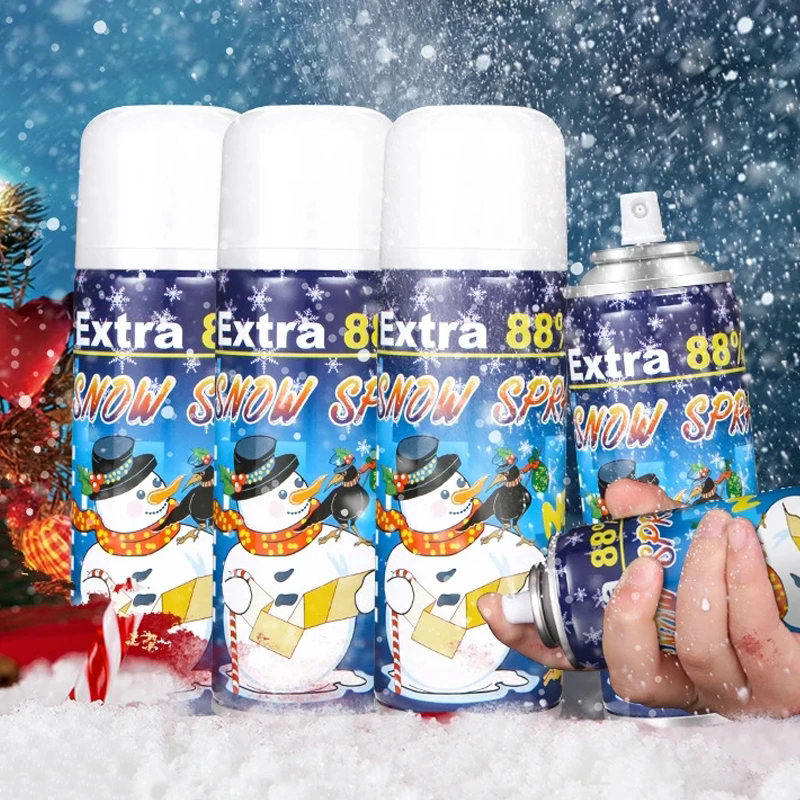 【下单立减50】飞雪喷雾仿真雪花片喷雾韩剧变装手持喷雪罐F