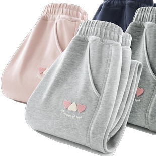 女童裤子2025秋冬季新款儿童运动裤大童洋气卫裤加绒加厚长裤童装