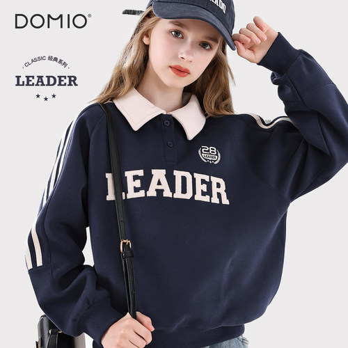 多妙屋女童卫衣青少年大童衣服