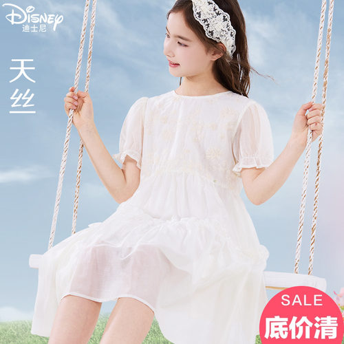 迪士尼女童连衣裙夏季薄款公主裙
