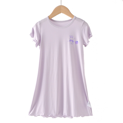 女童睡裙莫代尔夏季薄款