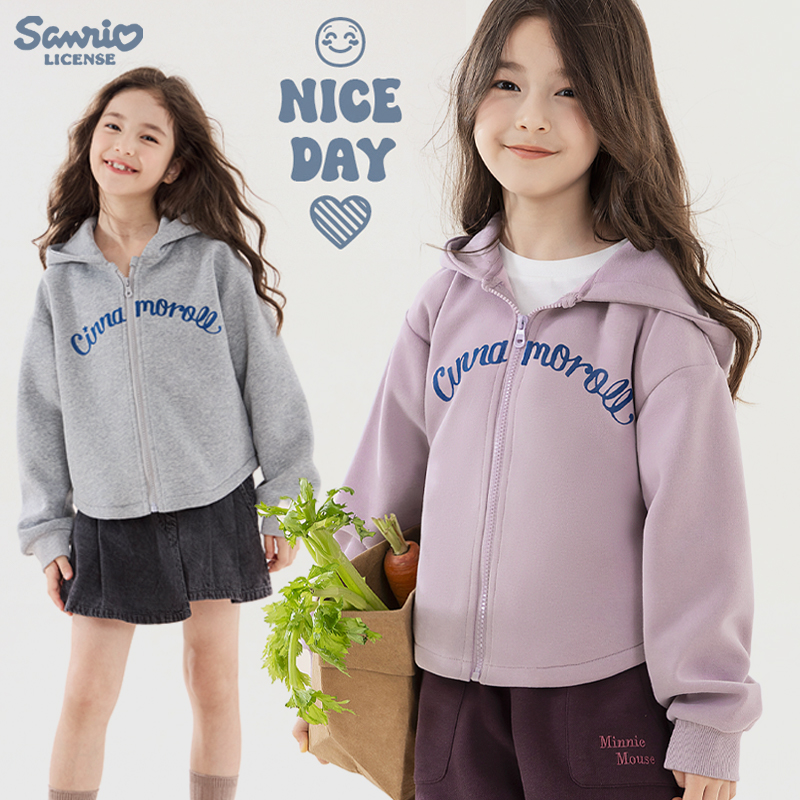 玉桂狗女童外套儿童休闲卫衣