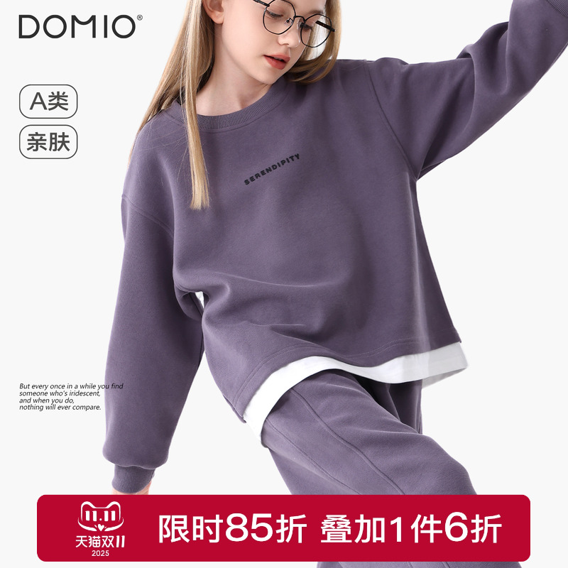 女童套装大童卫衣青少年运动服