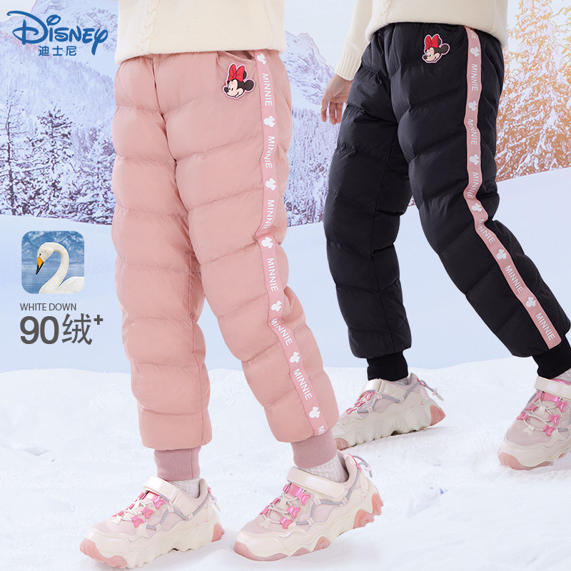 迪士尼女童羽绒裤冬季新款休闲裤儿童裤子鸭绒中大童保暖裤外穿,童装/婴儿装/亲子装,羽绒裤,淘宝优惠券,粉丝福利购,淘宝优惠卷