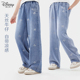 天丝牛仔裤 新款 轻薄儿童直筒长裤 大童洋气阔腿裤 女童裤 童装 子夏季