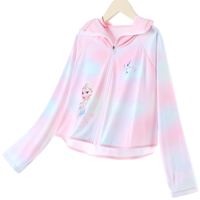 迪士尼女童防晒衣防紫外线皮肤衣