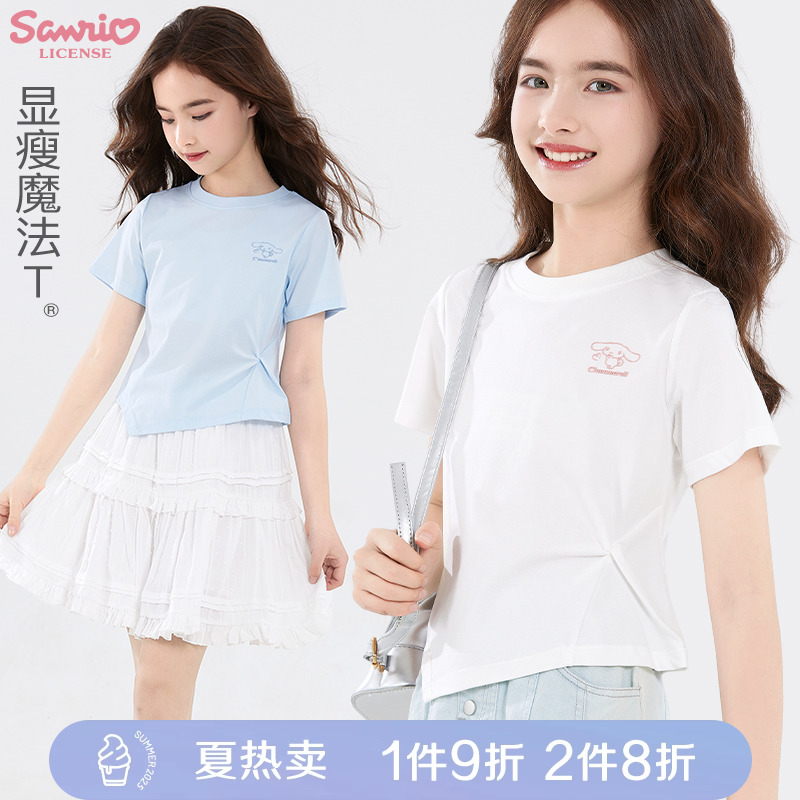 女童短袖t恤夏季儿童薄款上衣