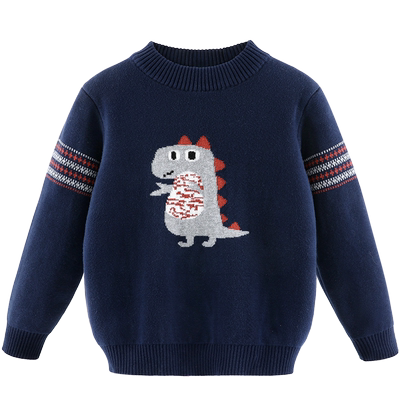 多妙屋男童毛衣秋冬加厚打底衫