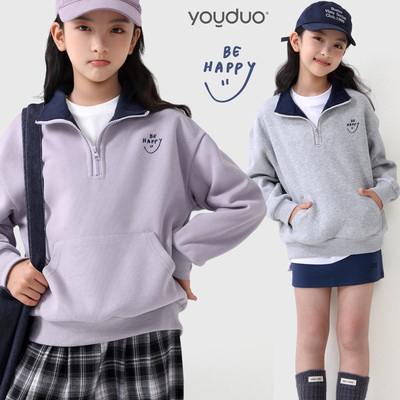 女童卫衣2025秋季新款