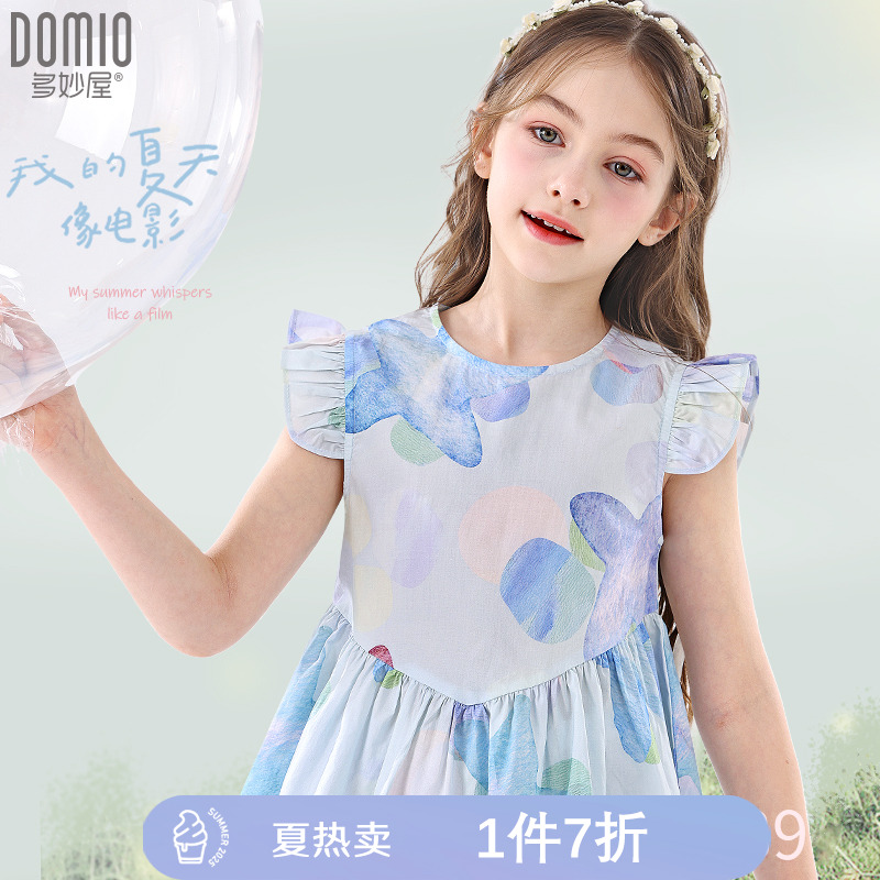 多妙屋夏季新款女童连衣裙