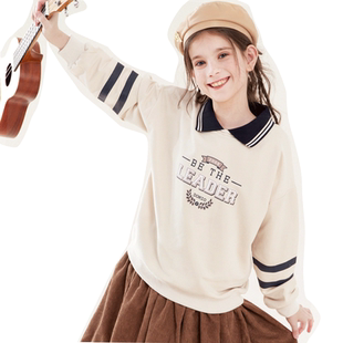 女童卫衣2025秋冬新款中大童纯棉上衣多妙屋儿童洋气休闲女孩衣服