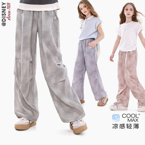 迪士尼女童裤子夏装2026新款