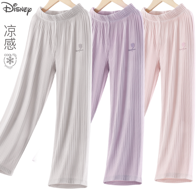 女童裤子夏装2025新款儿童冰丝直筒裤防蚊裤大童休闲裤宽松运动裤